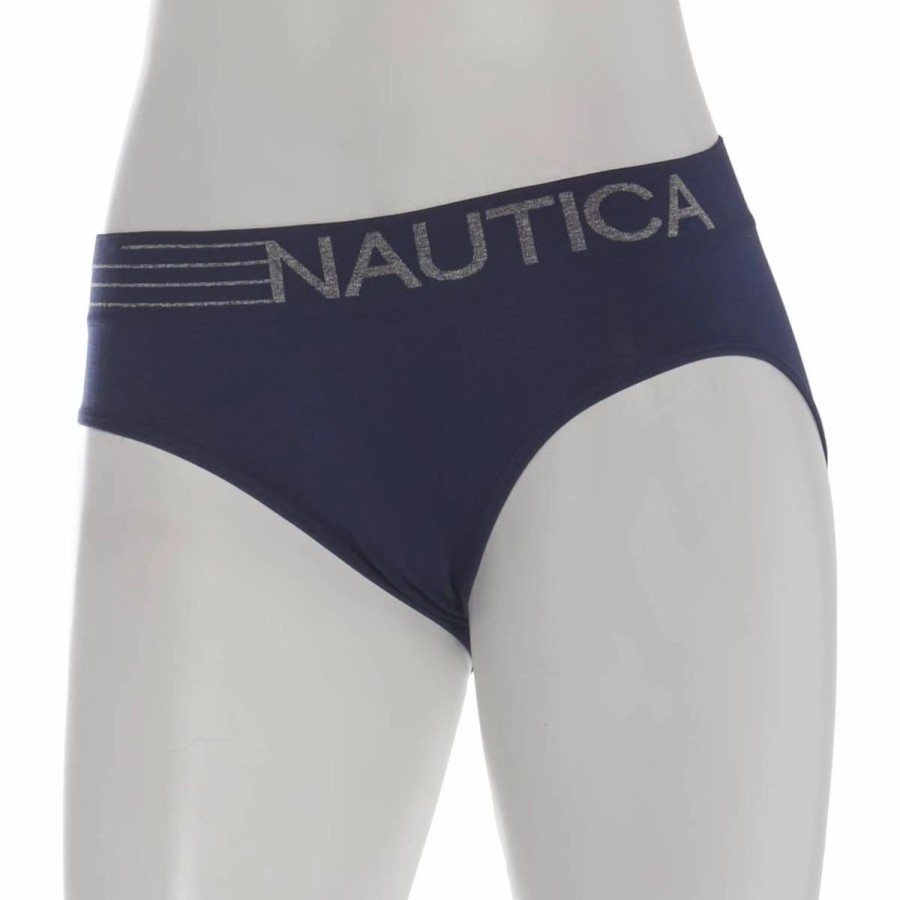 Underwear * | Underwear Womens Nautica Seamless Hipster Panties Nt9894Ac