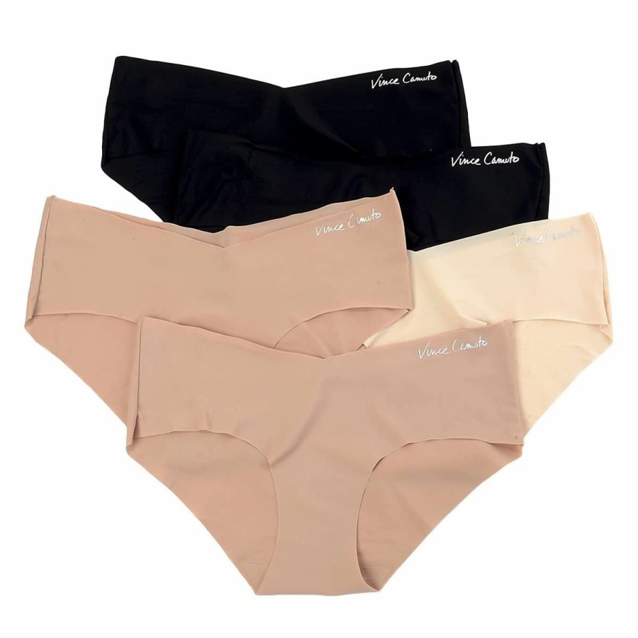 Underwear * | Underwear Womens Vince Camuto 5Pk. Vince Laser Hipster Panties Vco72810Bv