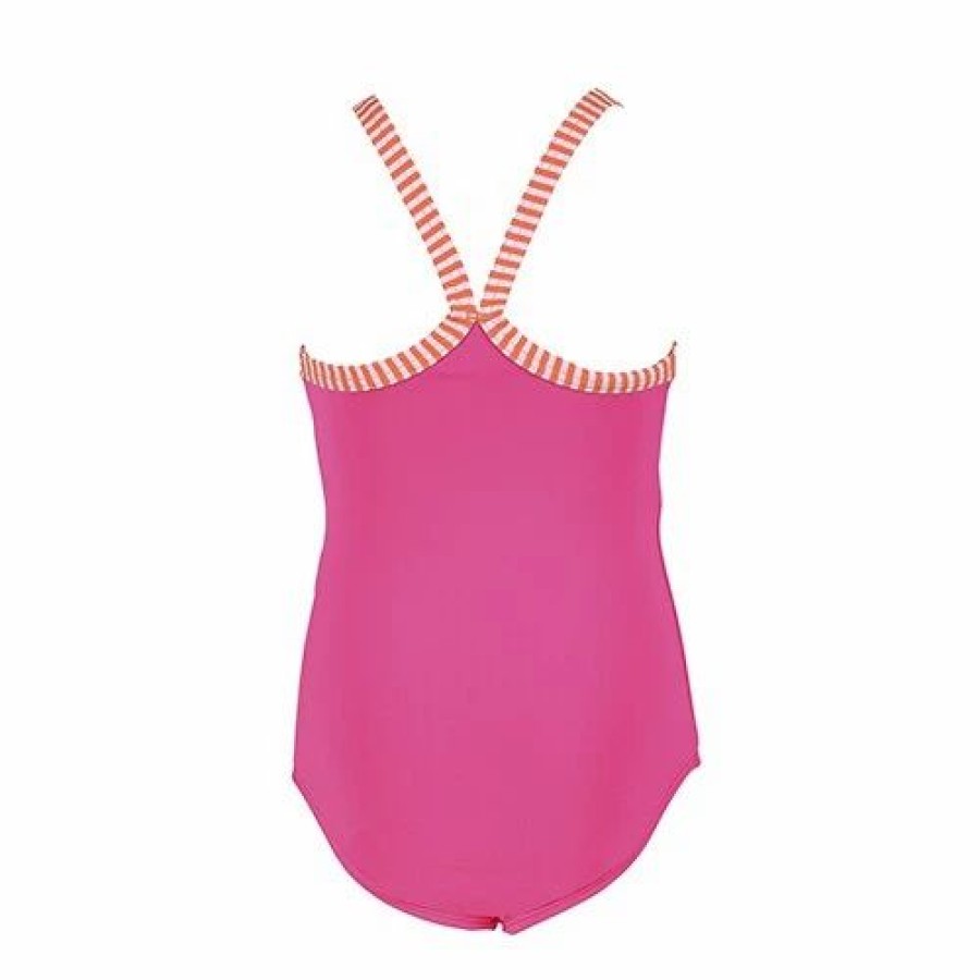 Swimsuits * | Swimsuits Toddler Girl Little Dolfin Uglies One Piece Swimsuit Pink