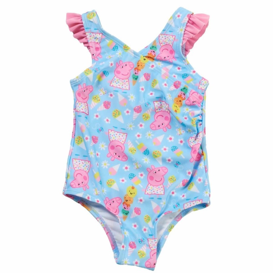 Swimsuits * | Swimsuits Toddler Girl Dreamwave One Piece Peppa Pig Swimsuit