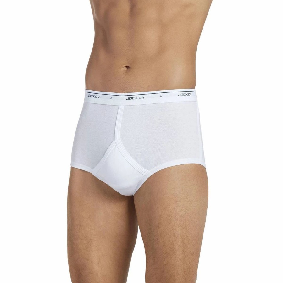 Underwear * | Underwear Mens Jockey 4Pk. Classic Full Rise Briefs