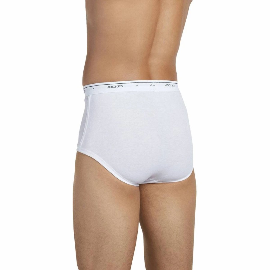 Underwear * | Underwear Mens Jockey 4Pk. Classic Full Rise Briefs